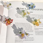 Slow Time Handcrafted Creative Glazed Iris Ring