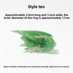 Slow Time Retro Fairy-Style Floral Ring