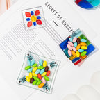 Slow Time Glazed Colored Glass Small Dish