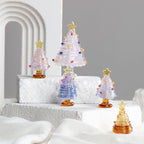 Slow Time Glazed Art Glass Silk Christmas Tree