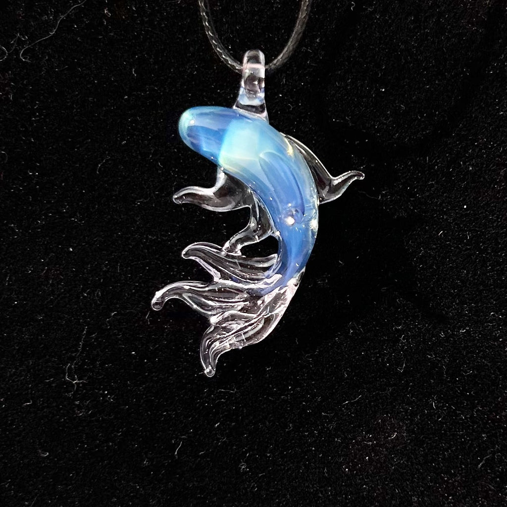 Slow Time Handcrafted Color-Changing Little Carp Pendant