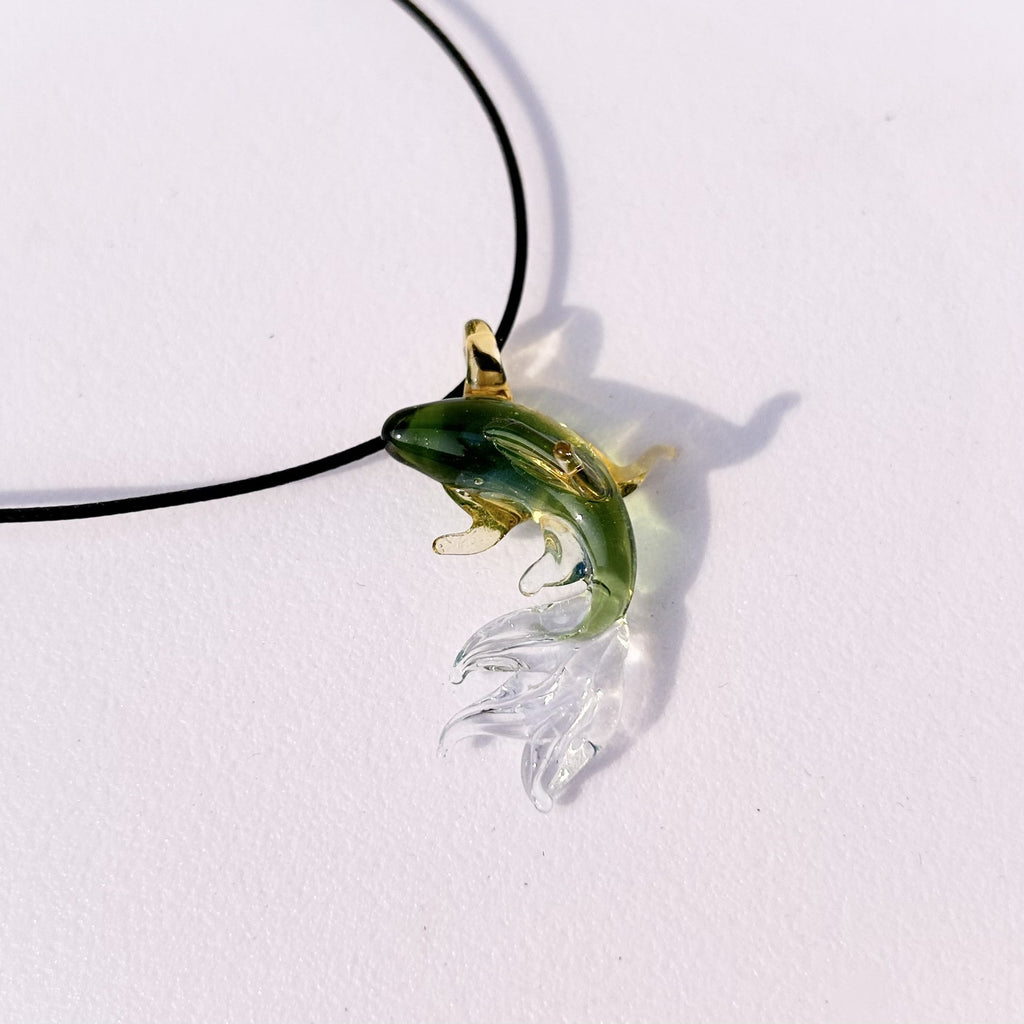 Slow Time Handcrafted Color-Changing Little Carp Pendant