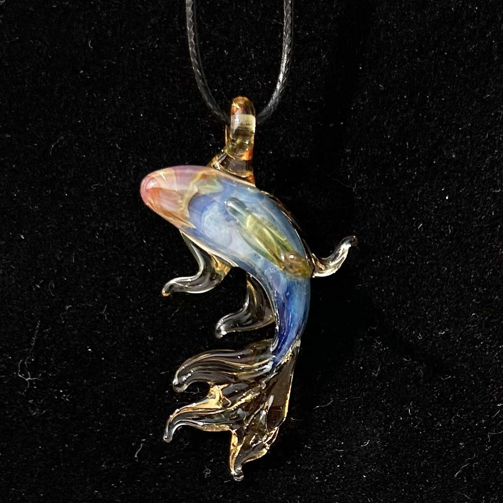 Slow Time Handcrafted Color-Changing Little Carp Pendant