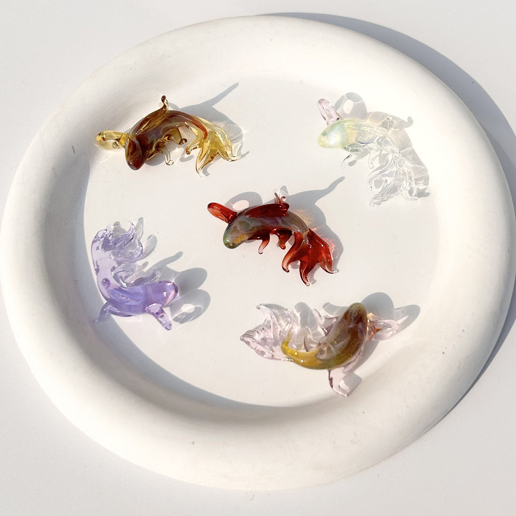 Slow Time Handcrafted Color-Changing Little Carp Pendant