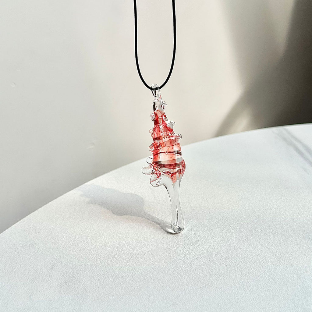 Slow Time Imported Handcrafted Conch Shell Pendant