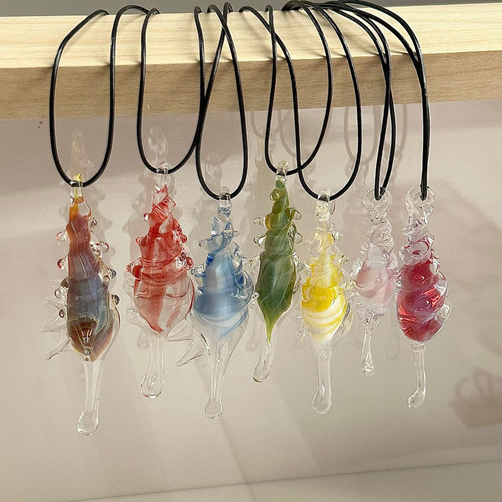 Slow Time Imported Handcrafted Conch Shell Pendant