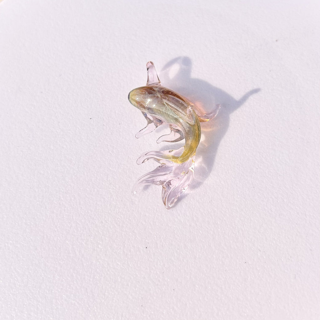 Slow Time Handcrafted Color-Changing Little Carp Pendant