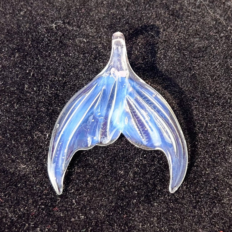 Slow Time Handcrafted Transparent Dreamlike Mermaid Pendant