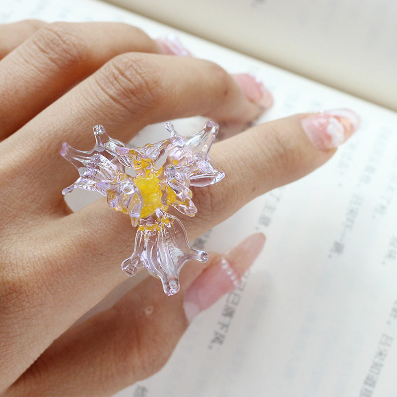 Slow Time Original Design Iris Ring