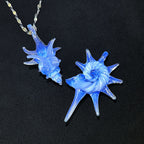 Slow Time Handcrafted Imported Glazed Conch Shell Imitation Pendant