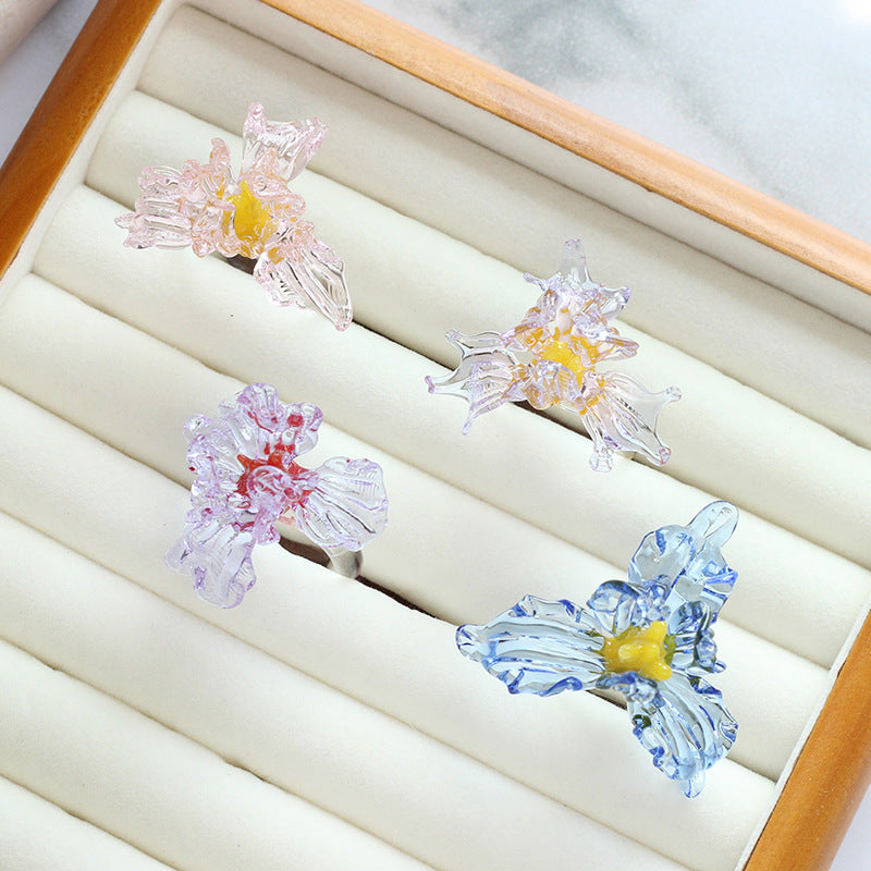 Slow Time Original Design Iris Ring