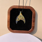 Slow Time Handcrafted Transparent Dreamlike Mermaid Pendant