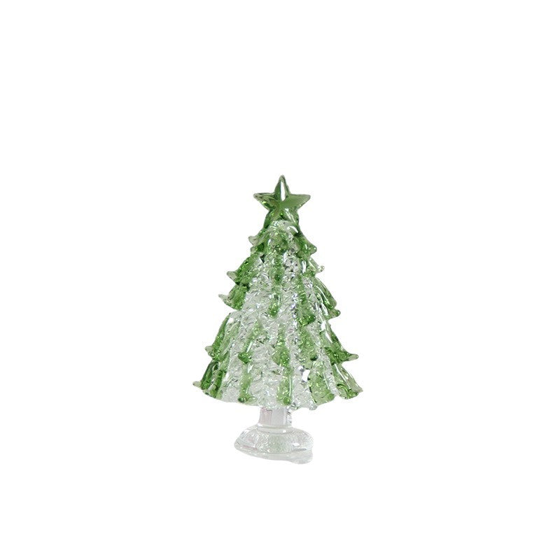 Slow Time Glazed Hand-Brushed Christmas Tree Ornament