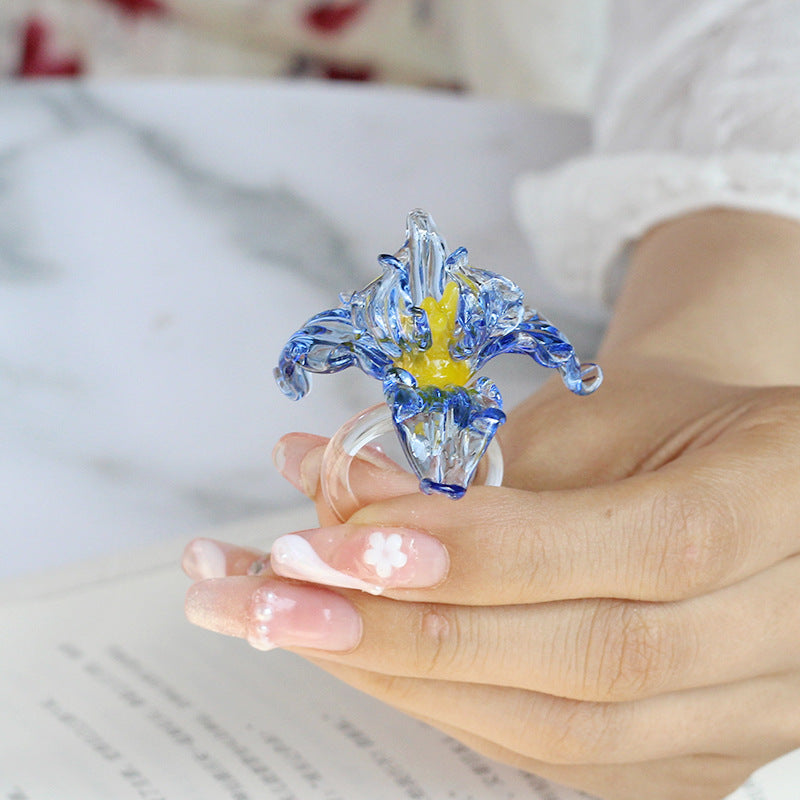 Slow Time Original Design Iris Ring