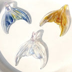 Slow Time Handcrafted Transparent Dreamlike Mermaid Pendant