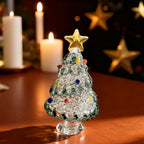 Slow Time Glazed Christmas Tree Painted Craft Ornament