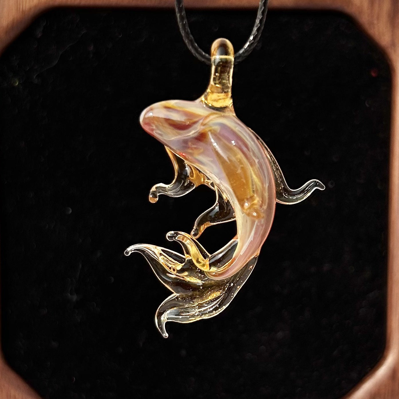 Slow Time Handcrafted Color-Changing Little Carp Pendant