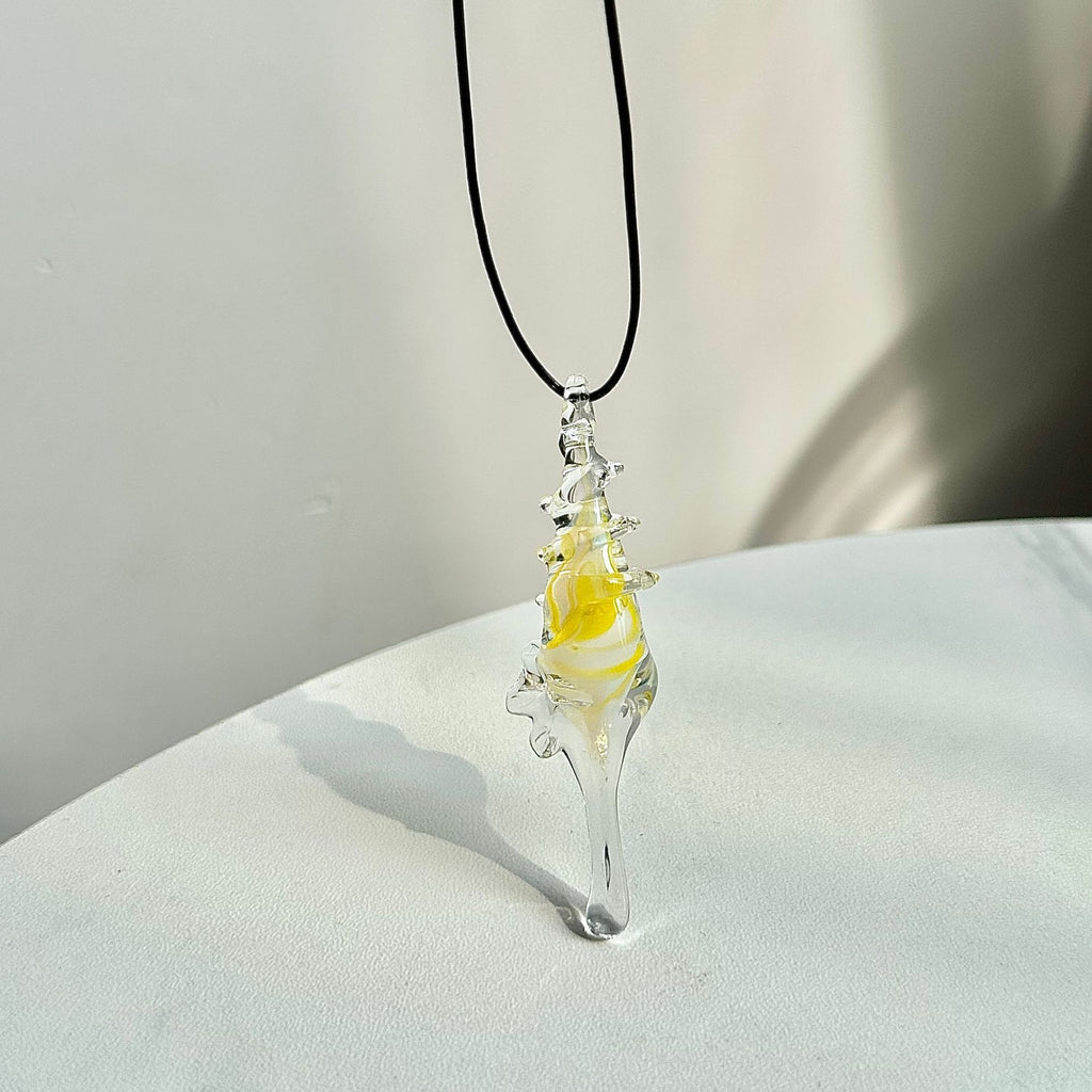 Slow Time Imported Handcrafted Conch Shell Pendant