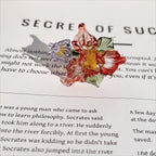 Slow Time Handcrafted Creative Glazed Iris Ring