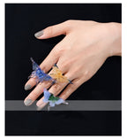 Slow Time Niche Chinese-inspired butterfly ring