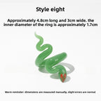 Slow Time Retro Fairy-Style Floral Ring