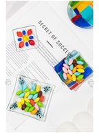 Slow Time Glazed Colored Glass Small Dish