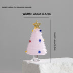 Slow Time Glazed Art Glass Silk Christmas Tree