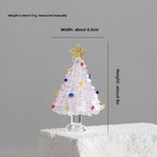 Slow Time Glazed Art Glass Silk Christmas Tree
