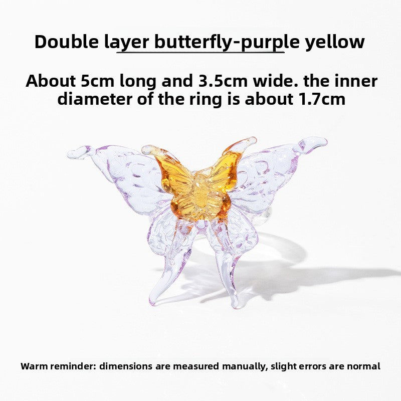 Slow Time Niche Chinese-inspired butterfly ring