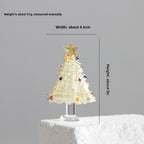 Slow Time Glazed Art Glass Silk Christmas Tree