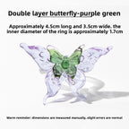 Slow Time Niche Chinese-inspired butterfly ring