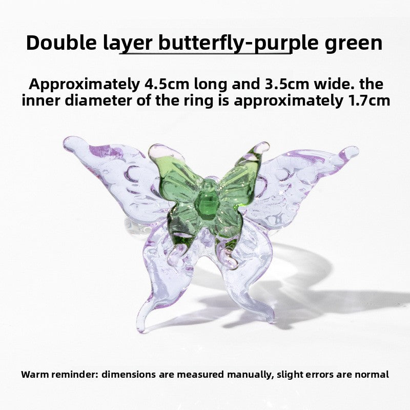 Slow Time Niche Chinese-inspired butterfly ring