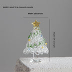 Slow Time Glazed Art Glass Silk Christmas Tree