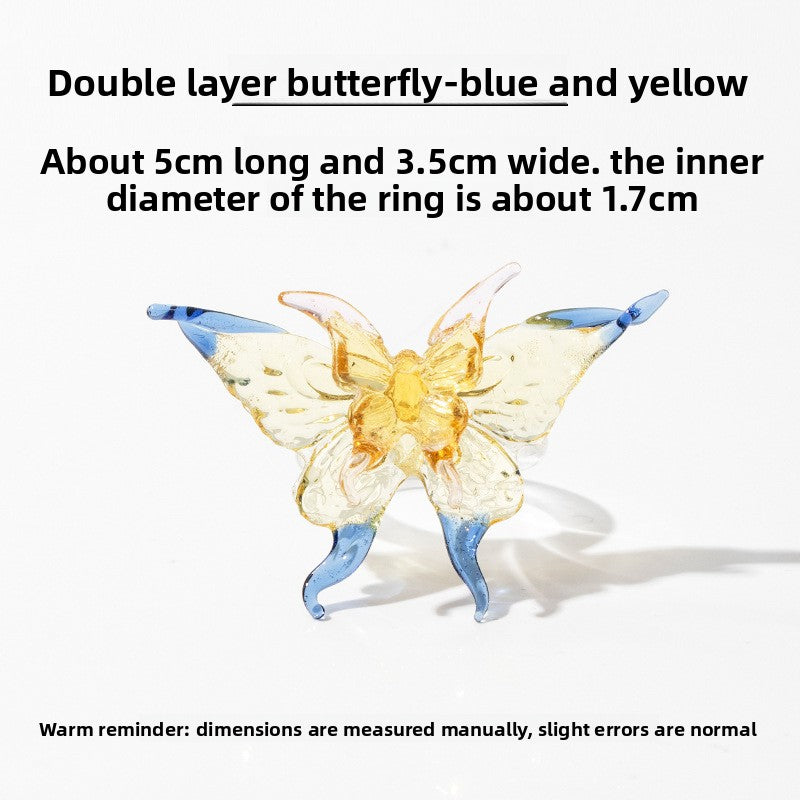 Slow Time Niche Chinese-inspired butterfly ring