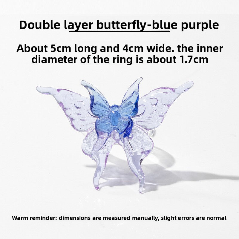 Slow Time Niche Chinese-inspired butterfly ring