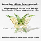 Slow Time Ethnic-inspired elements Unique design Butterfly ring