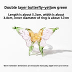 Slow Time Niche Chinese-inspired butterfly ring