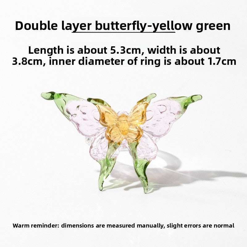 Slow Time Niche Chinese-inspired butterfly ring