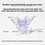 Slow Time Ethnic-inspired elements Unique design Butterfly ring