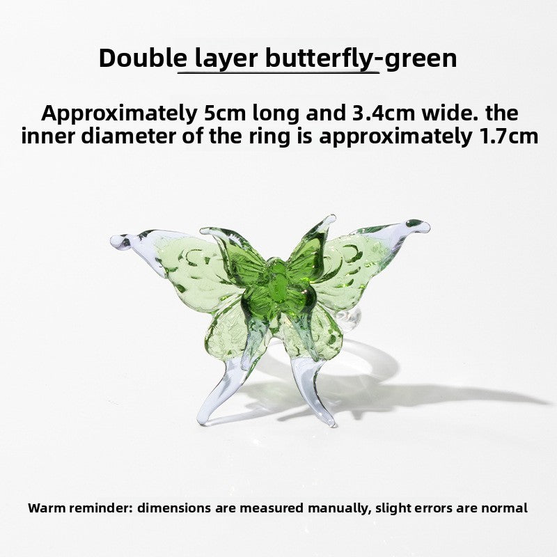 Slow Time Niche Chinese-inspired butterfly ring