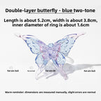 Slow Time Ethnic-inspired elements Unique design Butterfly ring