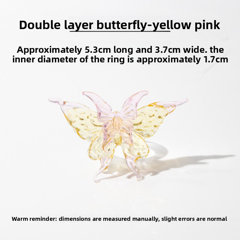 Slow Time Niche Chinese-inspired butterfly ring