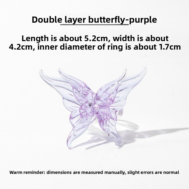 Slow Time Niche Chinese-inspired butterfly ring