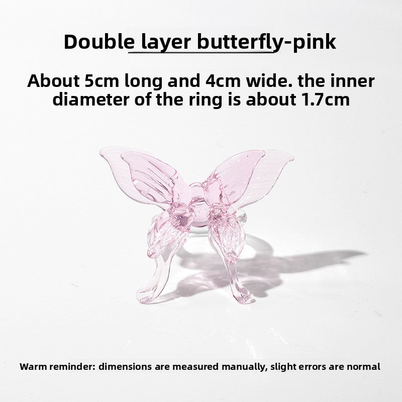 Slow Time Niche Chinese-inspired butterfly ring