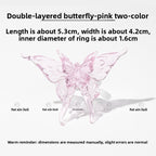 Slow Time Ethnic-inspired elements Unique design Butterfly ring