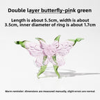 Slow Time Ethnic-inspired elements Unique design Butterfly ring