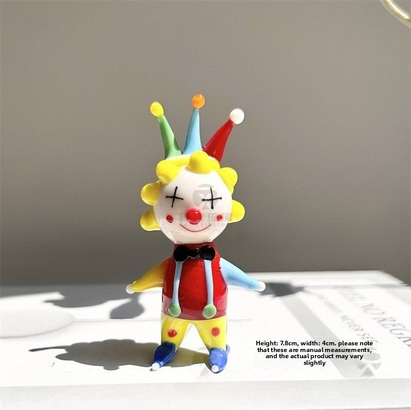 Slow Time Handcrafted Healing Clown Desktop Ornament