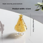 Slow Time Handmade Christmas Tree Desktop Ornament