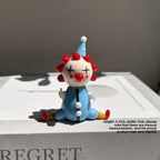 Slow Time Handcrafted Healing Clown Desktop Ornament