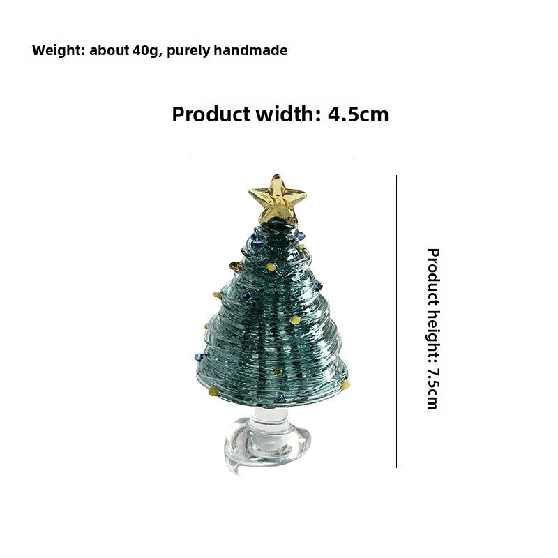 Slow Time Handmade Christmas Tree Desktop Ornament